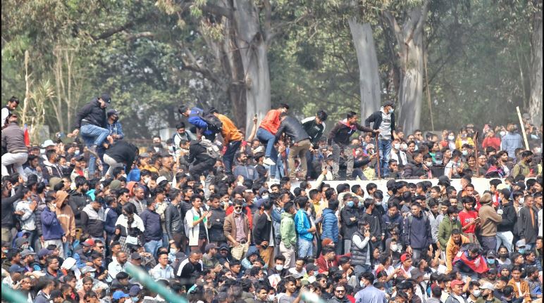 क्यानडा र नेपालबीचको खेलमा दर्शकले लगाए सन्दिप चाहियो नारा